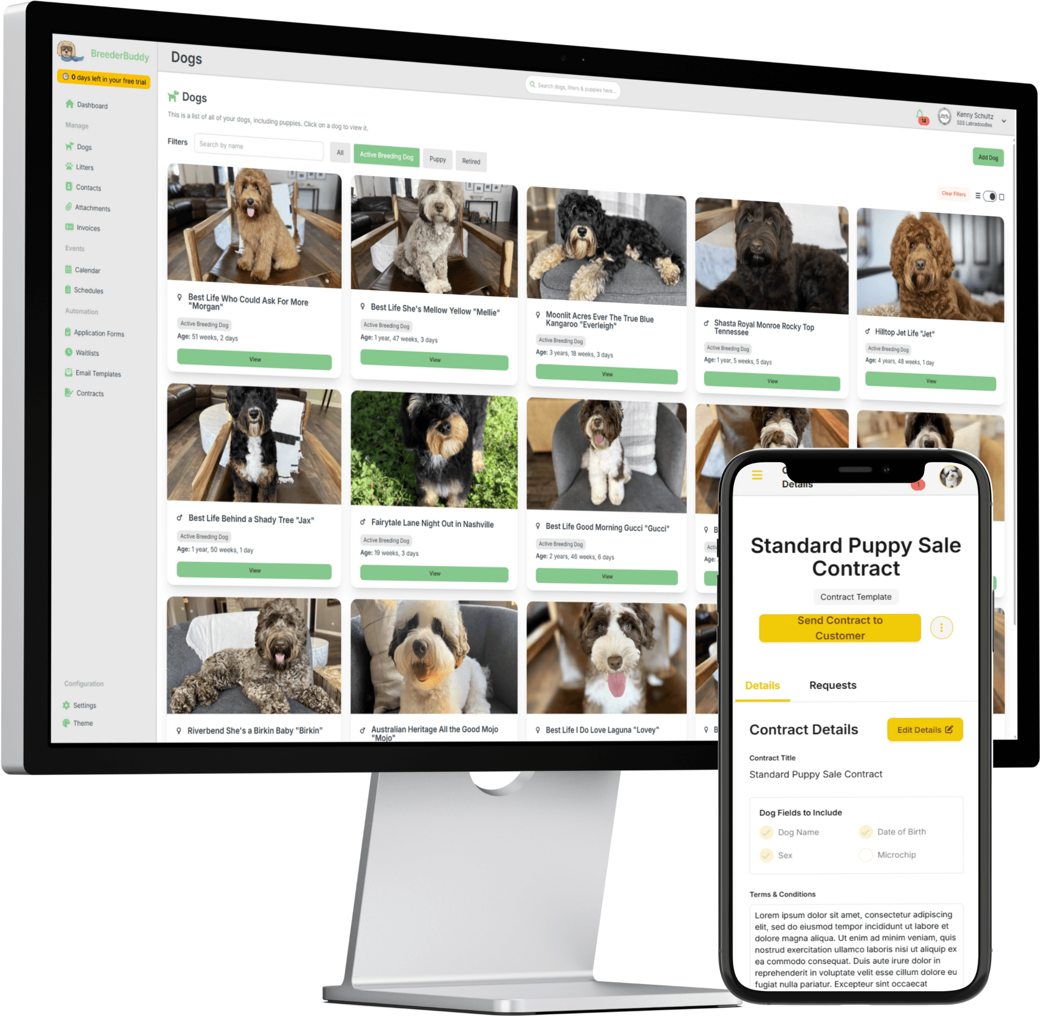 Dog Management Screenshot
